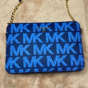 Blue Michael Kors handbag